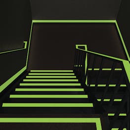 Luminous Stairwell Egress System